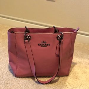 Muted Pink Coach Purse